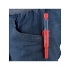 Extol ácsceruza, tölthető, átm:2,8 mm, HB, kupak klipsszel, 6 db 120 mm pótheggyel, hegyezővel