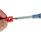 Extol ácsceruza, tölthető, átm:2,8 mm, HB, kupak klipsszel, 6 db 120 mm pótheggyel, hegyezővel