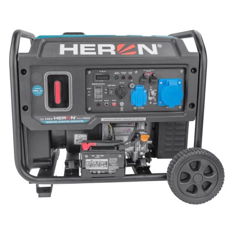 HERON benzinmotoros áramfejlesztő, 6 kVA, 230V, 1 fázisú, inverteres