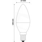 Avide LED Candle 6W E14 WW 3000K