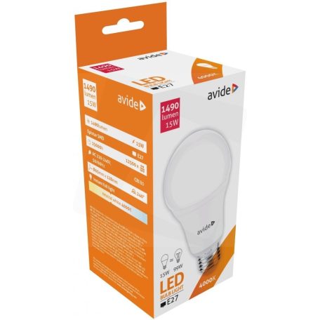 Avide LED Globe G60 15W E27 240° NW 4000K