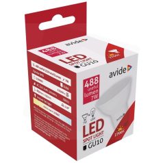 Avide LED Spot Alu+plastic 7W GU10 110° EW 2700K