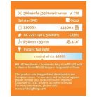 Avide LED Spot Alu+plastic 7W GU10 110° NW 4000K