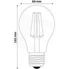 Avide LED Filament Globe 10W E27 360° NW4000K