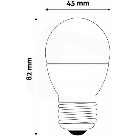 Avide LED Globe mini G45 6W E27 NW 4000K