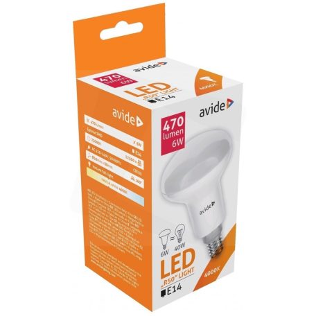 Avide LED R50 6W E14 NW 4000K