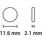 AgfaPhoto gombelem Alkáli AG8 LR1120