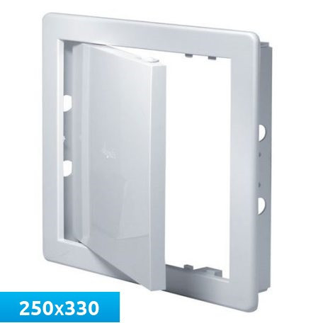 AWENTA DT18 szervizajtó műanyag, fehér 250x330 mm