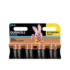 Duracell Ultra Power Alkáli Tartós Ceruza Elem AA B8