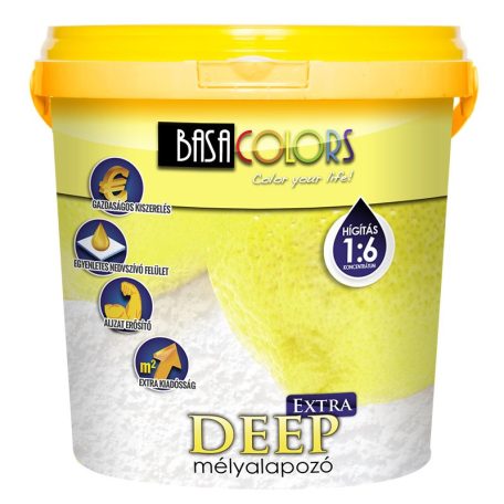 Basacolors Deep Extra mélyalapozó 1:6 1 liter citrom illattal