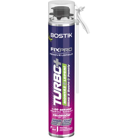 Bostik FIXPRO TURBO+ 60sec ragasztó és szerelőhab 750 ml