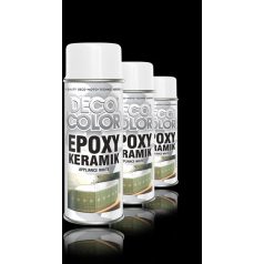   Deco Color Epoxy Keramik, kádzománc spray, fényes fehér RAL 9016 400 ml