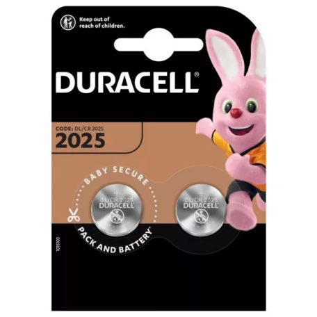 Duracell lithium gombelem CR2025 2db