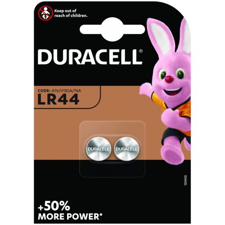 Duracell gombelem alkáli LR44/AG13 B2