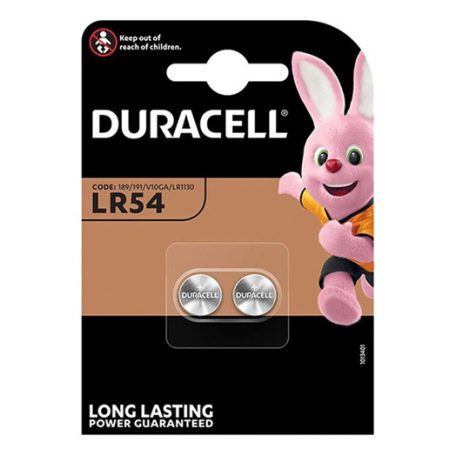 Duracell Gombelem Alkáli LR54 B2 (DGLR54)