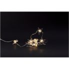 Entac Karácsonyi Beltéri Műanyag Füzér Csillag 10 LED WW 1m (2AA nt.)