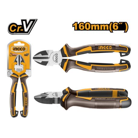 INGCO Oldalcsípő fogó 160 mm CrV
