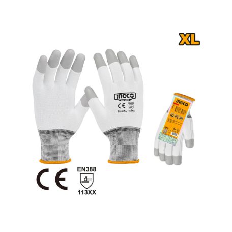 INGCO Szerelőkesztyű XL PU mártott