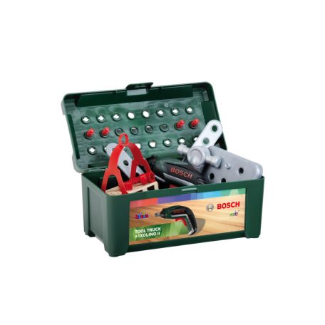 BOSCH Játék Kamion szerszámokkal csavarozóval
