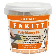 KITTFORT Fakitt folyékony fa fehér 500 gr