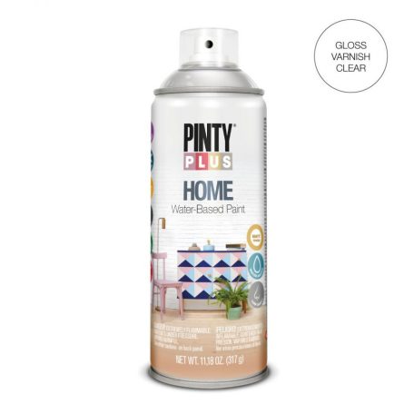 NOVASOL Pinty Plus Home vizes bázisú festék spray 400 ml - Fényes lakk