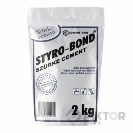 STYRO-BOND szürke cement 2 kg
