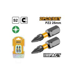 INGCO Impact bithegy PZ2 x 25 mm (2 db)
