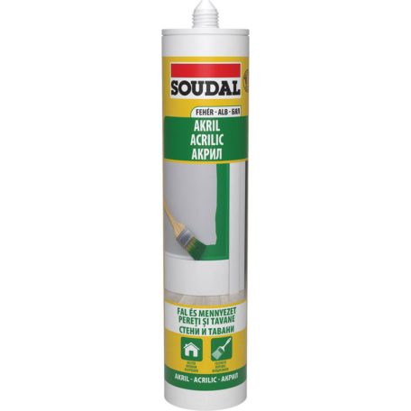 SOUDAL Akril festhető tömítő fehér - 280 ml