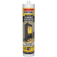 SOUDAL Kályhatömítő antracit, 1500 °C, 280 ml 