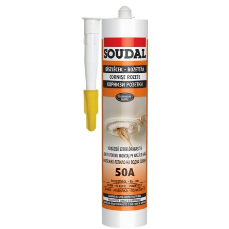 SOUDAL 50A vízbázisú szerelőragasztó  - 300ml