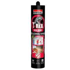   SOUDAL T-REX Azonnali rögzítő szerelőragasztó 380gr - piros