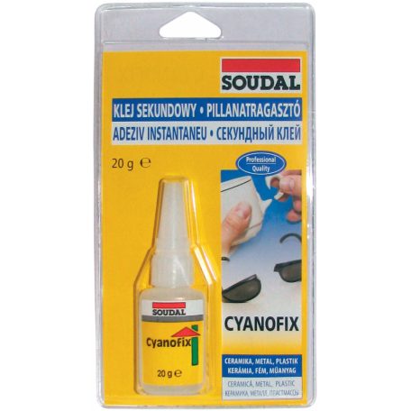 SOUDAL Cyanofix 84A pillanatragasztó 3 gr