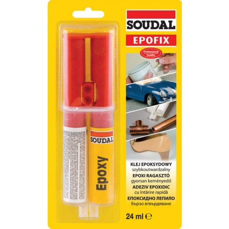 Soudal 82A Epofix ragasztó, fecskendős, 24ml