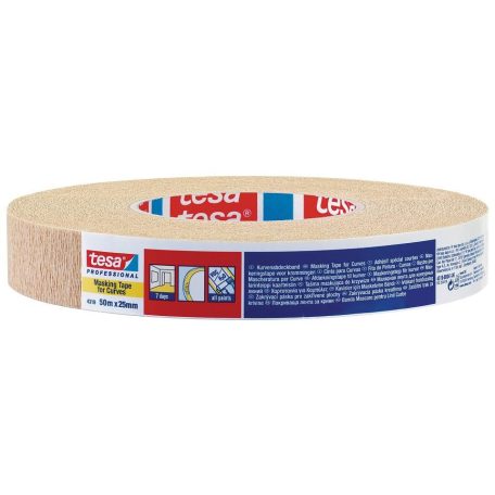TESA Festőszalag ívekhez és szabálytalan formákhoz 19mm x 25m