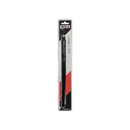 YATO Szablyafűrészlap nedves fához 300/1,45 mm 5 TPI HCS (2 db)
