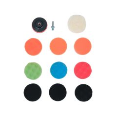   YATO Tépőzáras polírozókorong készlet 12 részes 80 mm M14