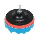 YATO Tépőzáras polírozókorong készlet 12 részes 125 mm M14