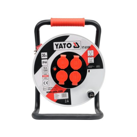 YATO IP44 kábeldob 30 m 3 x 2,5 mm2