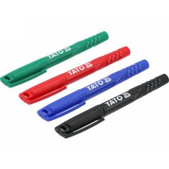YATO Jelölő filc készlet 4 db