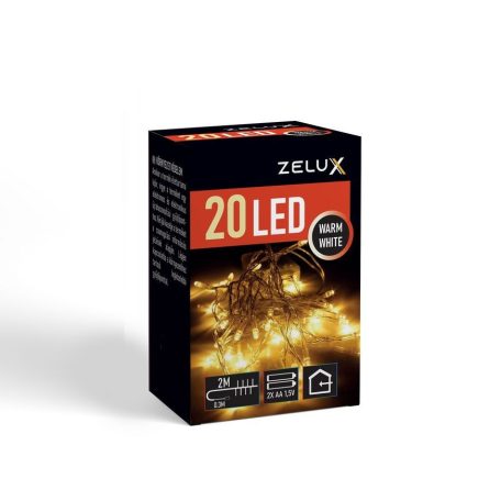 ZELUX 20 Led karácsonyi világítás WW