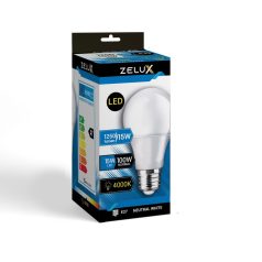 ZELUX Led Globe A65 15W E27 4000K Gömb izzó