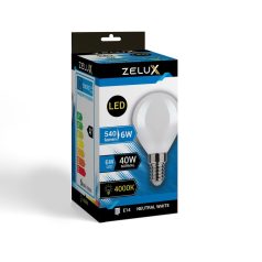 Zelux Led Mini Globe G45 6W E14 4000K Mini gömb