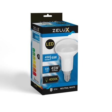 Zelux Led R50 6W E14 4000K