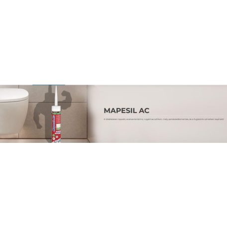 Mapei Mapesil AC szaniter szilikon 310ml több színben